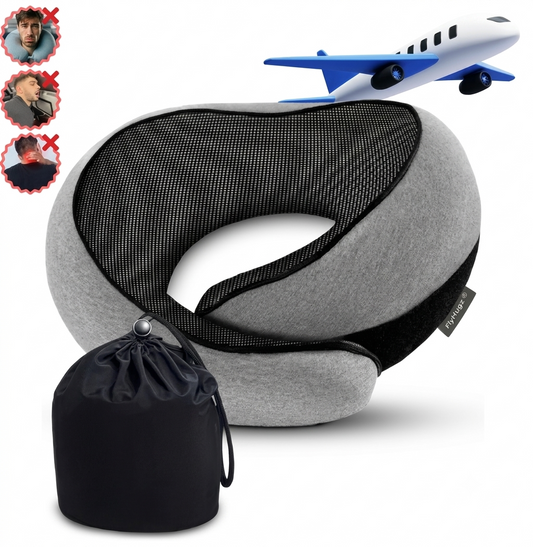 PackedAndGo™ Ergonomic Travel Pillow | 360° Travel Comfort