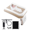 Aohcae Inflatable Toddler Airplane Bed Portable Toddlers Airplane Blow Up Bed for Travel Baby Airplane Mattress with Hand Pump Toddler Airplane Travel Essentials